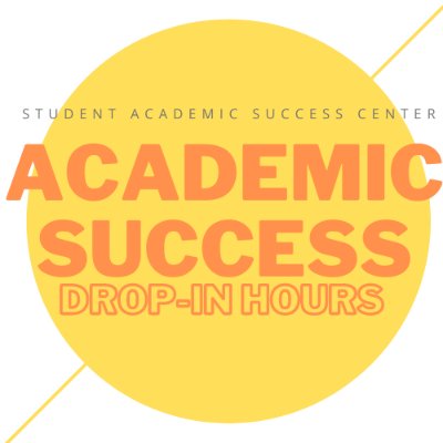 Student Academic Success Center Academic Success Virtual Workshops